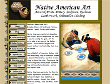 Tablet Screenshot of nativeamerican-art.com